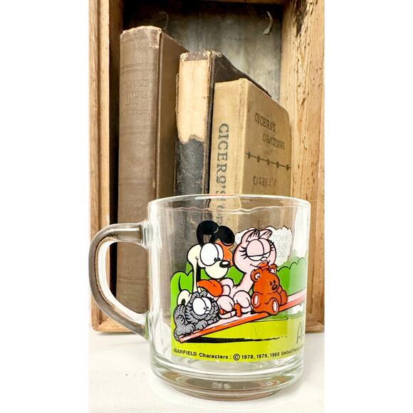 Vintage 1970-80s Mcdonald's Vintage Glass 8oz Mug Vintage Advertising - Picture 3 of 3